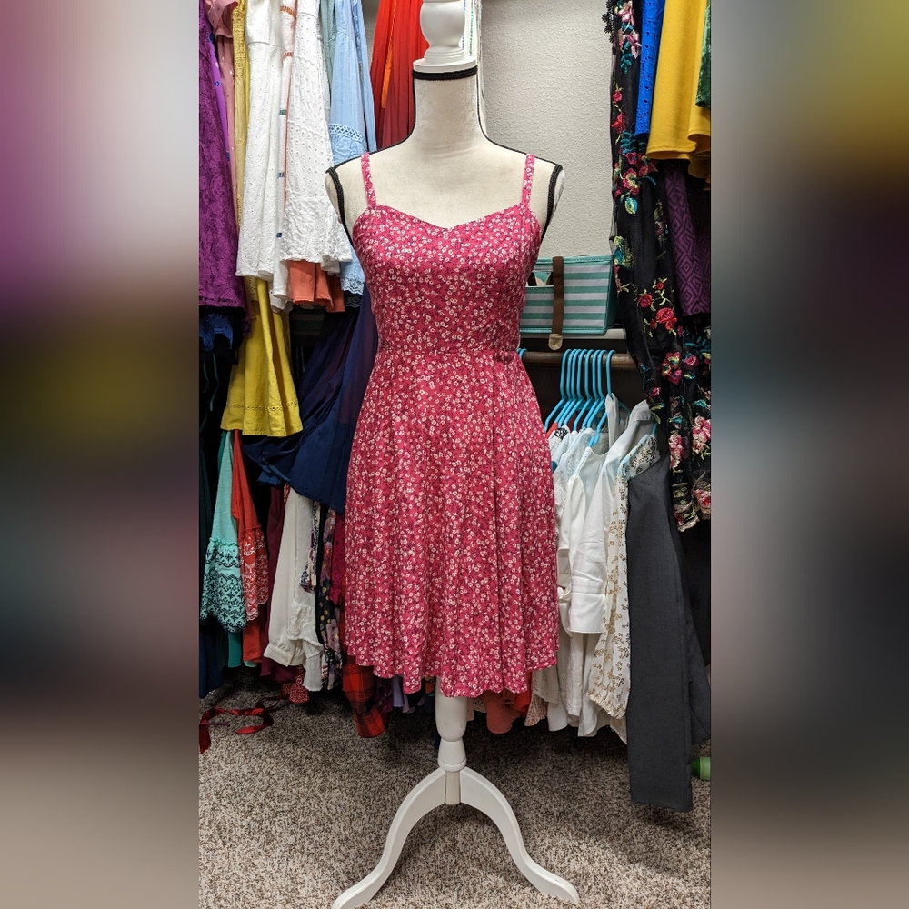 Old Navy Floral Pink Cami Dress